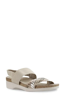 Munro Pisces Sandal Neutral Wovens at Nordstrom,