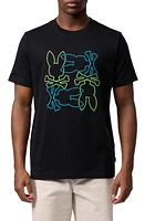 Psycho Bunny Rodman Pima Cotton Graphic T-Shirt Black at Nordstrom,