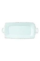 VIETRI Lastra Handled Rectangular Platter in Aqua at Nordstrom