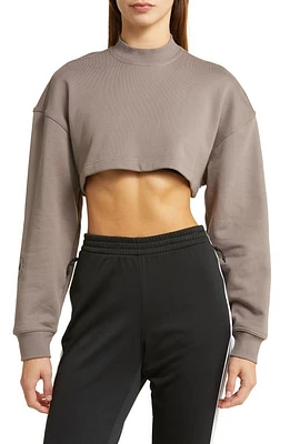 adidas by Stella McCartney TrueCasuals Crop Sweatshirt Tech Earth at Nordstrom,