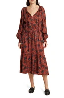 Masai Copenhagen Nelas Print Maxi Dress Picante at Nordstrom,