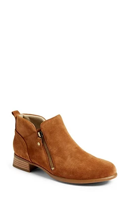 Munro Neko Zip Bootie New Tobacco Suede at Nordstrom,