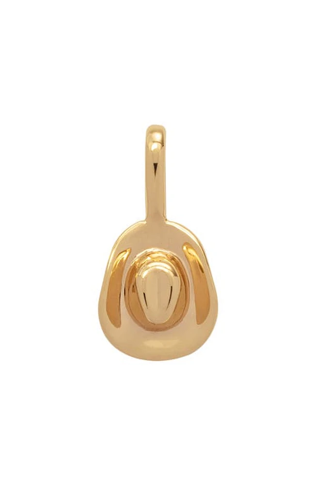 MADE BY MARY Western Hat Charm Pendant in Gold at Nordstrom