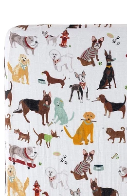 little unicorn Cotton Muslin Crib Sheet in Woof at Nordstrom