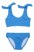 Snapper Rock Kids' Marine Blue Two-Piece Swimsuit at Nordstrom, Size 10