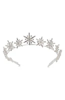 Brides & Hairpins Brinley Star Crown in Silver at Nordstrom