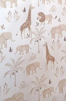 CRANE BABY Safari Animal Wallpaper for Nursery in Multi at Nordstrom