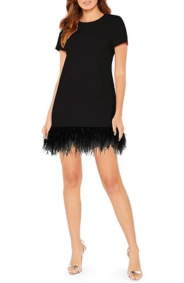 LIKELY Marulla Feather Trim Dress at Nordstrom,