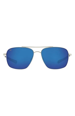 Costa Del Mar 59mm Navigator Sunglasses in Palladium at Nordstrom