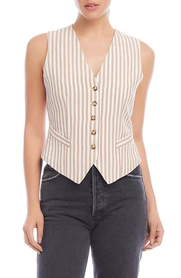 FIFTEEN TWENTY Ari Stripe Vest at Nordstrom, Size Small