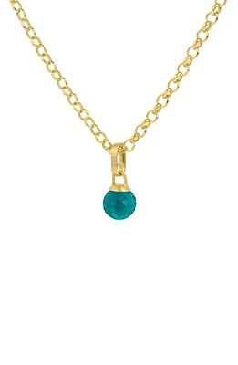 Dean Davidson Manhattan Paraiba Pendant Necklace in Electric Blue/Gold at Nordstrom