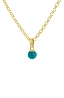 Dean Davidson Manhattan Paraiba Pendant Necklace in Electric Blue/Gold at Nordstrom