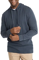 Johnny Bigg Waffle Pullover Hoodie in Denim at Nordstrom, Size 7X-Large