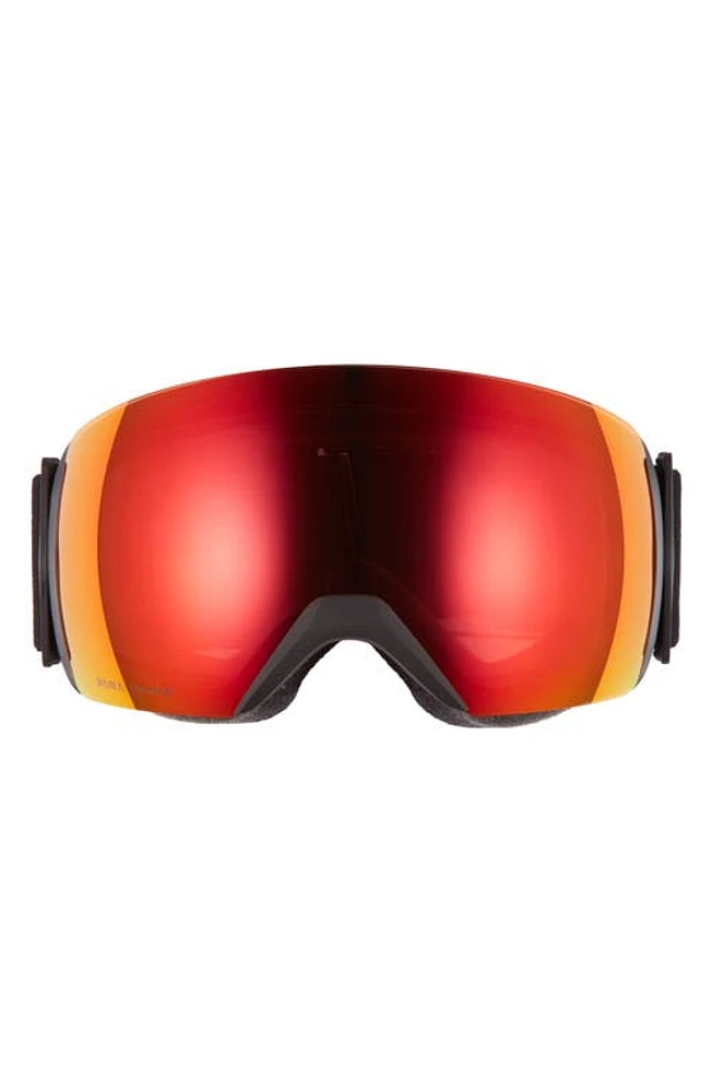 Smith Skyline XL 230mm ChromaPop Snow Goggles in Black/Everyday Red Mirror at Nordstrom