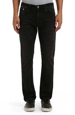 Mavi Jeans Marcus Slim Straight Leg Black Shadow Feather Blue at Nordstrom, X