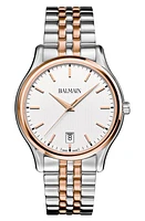 BALMAIN WATCHES Beleganza Gent Two-Tone Bracelet Watch, 40mm in Stainless Steel/Rose Gold at Nordstrom