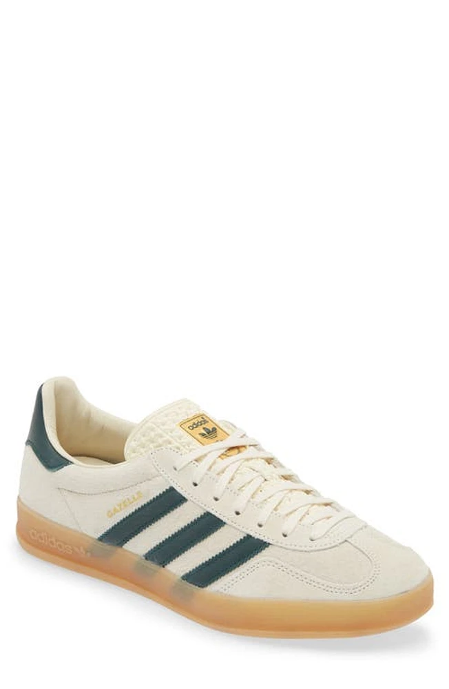 adidas Gazelle Sneaker Cream/Green/Gum 3 at Nordstrom,