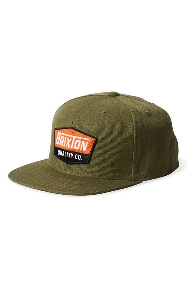 Brixton Regal Twill Baseball Cap in Olive Surplus at Nordstrom