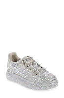 AZALEA WANG Azure Sneaker in Silver at Nordstrom, Size 10