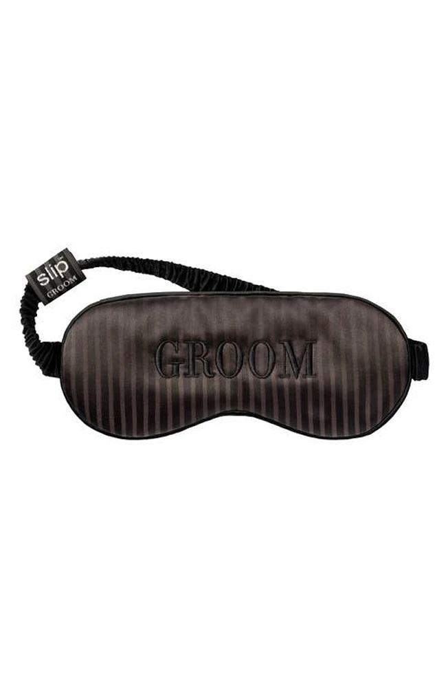 slip Wedding Party Sleep Mask in Groom at Nordstrom