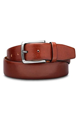 Bosca Napoli Leather Belt Dark Brown at Nordstrom,