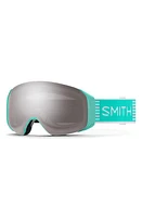 Smith 4D MAG 154mm Snow Goggles in Iceberg Stripes /Platinum at Nordstrom