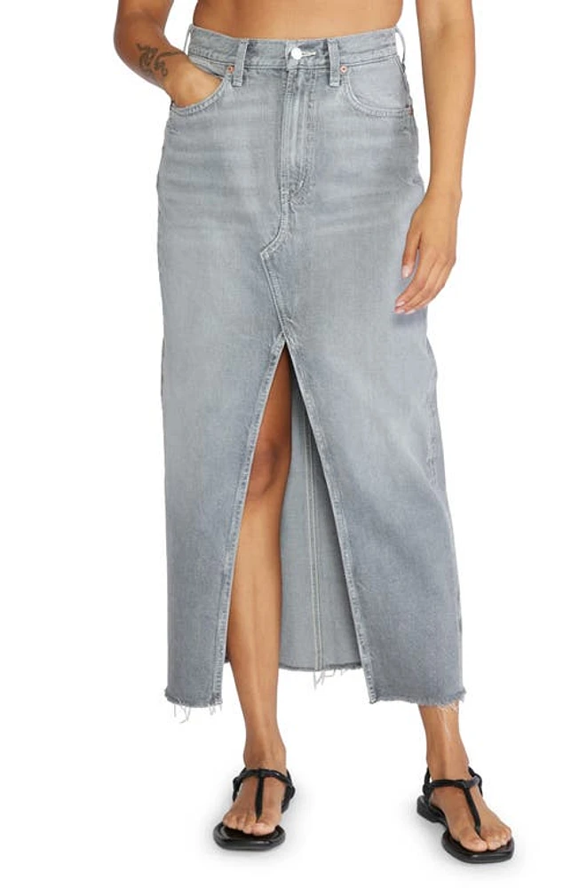 ÉTICA Katina Denim Maxi Skirt Moonstone at Nordstrom,