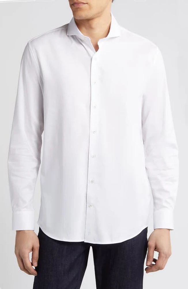 johnnie-O Boswell Button-Up Shirt White at Nordstrom,