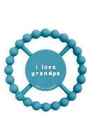 Bella Tunno I Love Grandpa Teether in Blue at Nordstrom