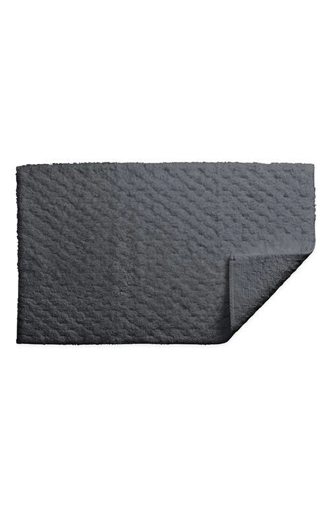 Matouk Lotus Bath Rug in Charcoal at Nordstrom, Size Small