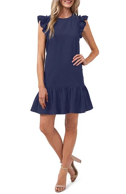 CeCe Flutter Sleeve Shift Dress at Nordstrom,