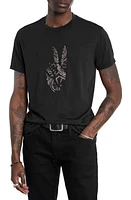 John Varvatos Embroidered Peace Sign T-Shirt at Nordstrom,