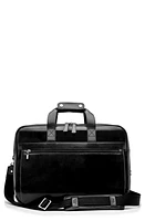 Bosca Stringer Leather Satchel in Black at Nordstrom