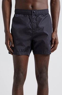 Moncler Nylon Swim Trunks Navy at Nordstrom,