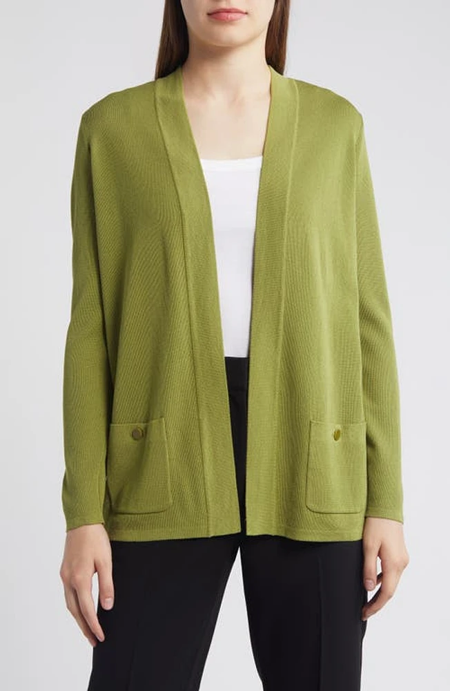 Anne Klein Malibu Open Front Cardigan at Nordstrom