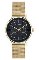 Ted Baker London Timeless Mesh Bracelet Watch in Gold-Tone at Nordstrom