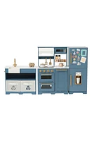 Teamson Kids Chef Atlanta Kitchen Playset in Stone Blue/White at Nordstrom