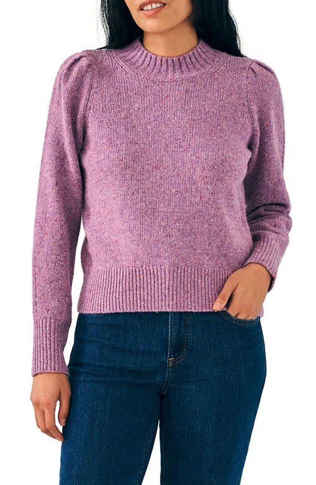 Faherty Boone Merino Wool & Alpaca Blend Sweater in Lavender Frost at Nordstrom, Size Small