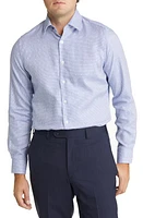 Duchamp Men's Tailored Fit Basket Weave Dress Shirt at Nordstrom,