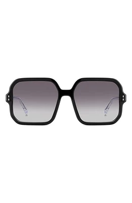 Isabel Marant 57mm Gradient Square Sunglasses in /Grey Shaded at Nordstrom