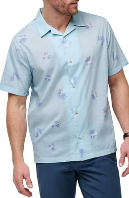 TravisMathew Casino Holiday Camp Shirt at Nordstrom,