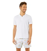 Vilebrequin Men's Solid Cotton Polo in Blanc at Nordstrom