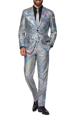 OppoSuits Disco Baller Two Button Notch Lapel Suit in Grey at Nordstrom, Size 40