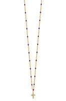 Bony Levy Icon Diamond Cross Pendant Necklace in 18K Yellow Gold at Nordstrom