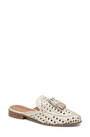 Johnston & Murphy Ali Woven Tassel Mule Bone Glove at Nordstrom,