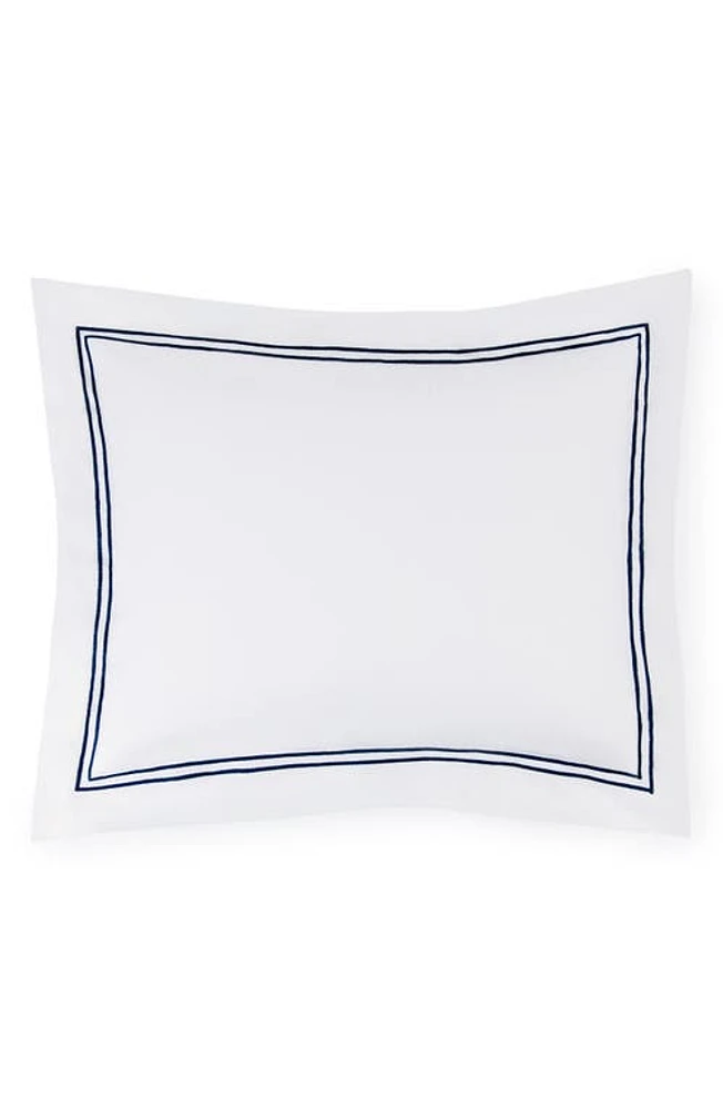 SFERRA Grande Hotel Sham in White/Navy at Nordstrom