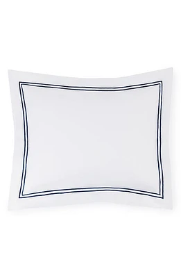 SFERRA Grande Hotel Sham in White/Navy at Nordstrom