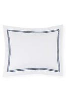 SFERRA Grande Hotel Sham in White/Navy at Nordstrom