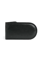 Bosca Leather Money Clip in Black at Nordstrom