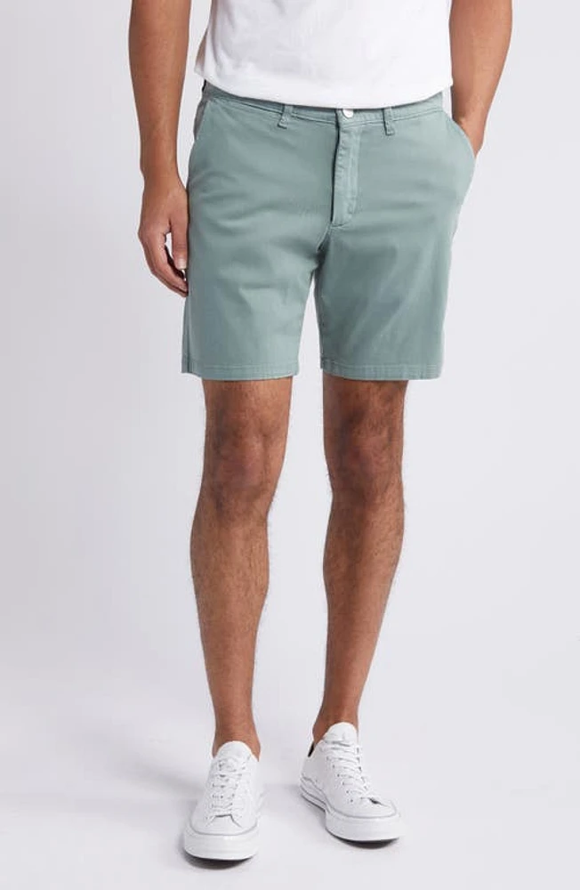 DL1961 Jake Flat Front Stretch Chino Shorts Rainwater at Nordstrom,